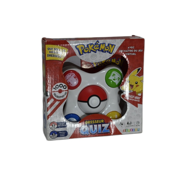 Pokémon Dresseur Quiz - Zanzoon - Jeu Quiz Electronique 1-4 Joueurs - 