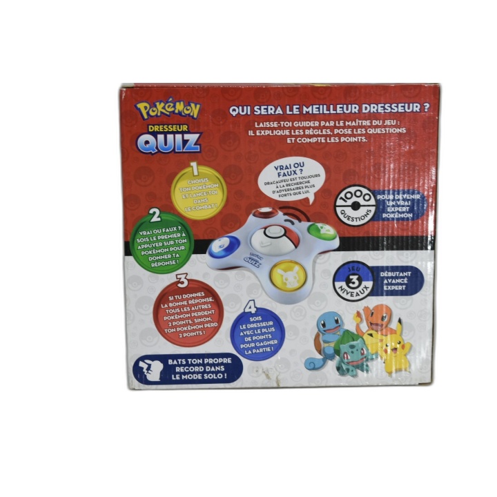 Pokémon Dresseur Quiz - Zanzoon - Jeu Quiz Electronique 1-4 Joueurs - 