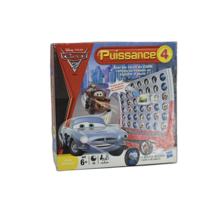 Puissance 4 Disney Cars 2 - Hasbro - Jeu Classique 2 Joueurs - 6 ans -