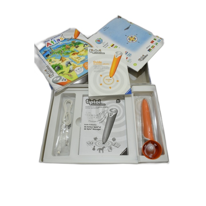 Tiptoi Coffret Complet Ravensburger - Lecteur Interactif + Livre Atlas