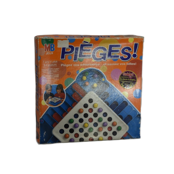 Pièges! MB Jeux - Jeu de société stratégie billes 2-4 Joueurs - 7 ans