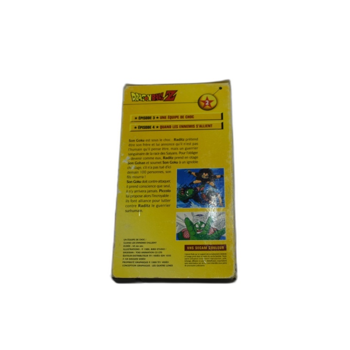 Dragon Ball Z VHS - Épisodes 3 & 4 : Une Équipe de Choc / Quand les En