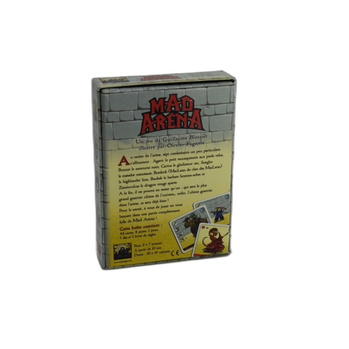 Mad Arena - Blossier Fagnère - Jeu de Cartes Combat 2-6 Joueurs - 10 a