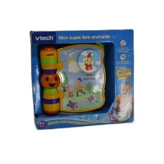 VTech Mon Super Livre Enchanté - Livre Interactif Bébé 6 Chansons - Oc