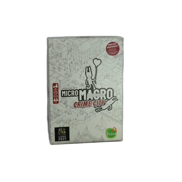 MicroMacro Crime City - Blackrock Games - Jeu Enquête Coopératif 1-4 J