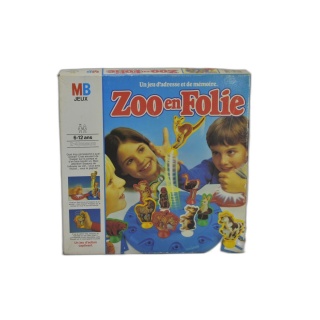 Zoo en Folie MB Jeux - Jeu Adresse et Mémoire 2-4 Joueurs - 6 ans - Oc