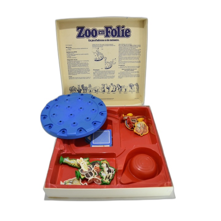 Zoo en Folie MB Jeux - Jeu Adresse et Mémoire 2-4 Joueurs - 6 ans - Oc
