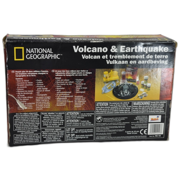 National Geographic Volcano & Earthquake - Kit Sciences Volcan Séisme