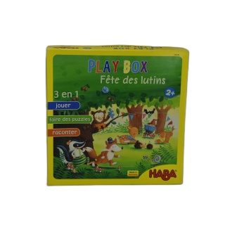 Play Box Fête des Lutins HABA - Coffret Jeux & Puzzles Enfant - 2 ans+