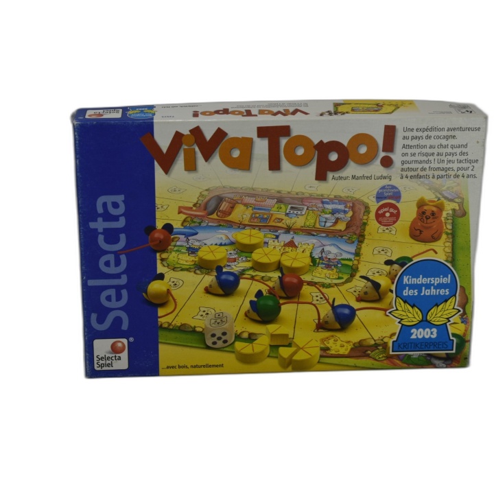 Viva Topo ! - Selecta - Jeu Enfant Souris & Fromage 2-4 Joueurs - 4 an