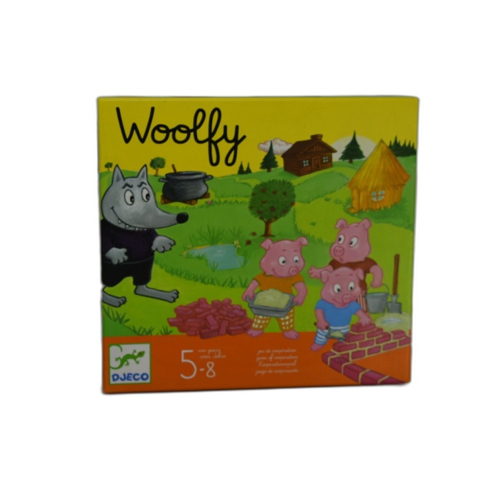 Woolfy Djeco - Jeu de Coopération 3 Petits Cochons - 2-4 Joueurs - 5 a