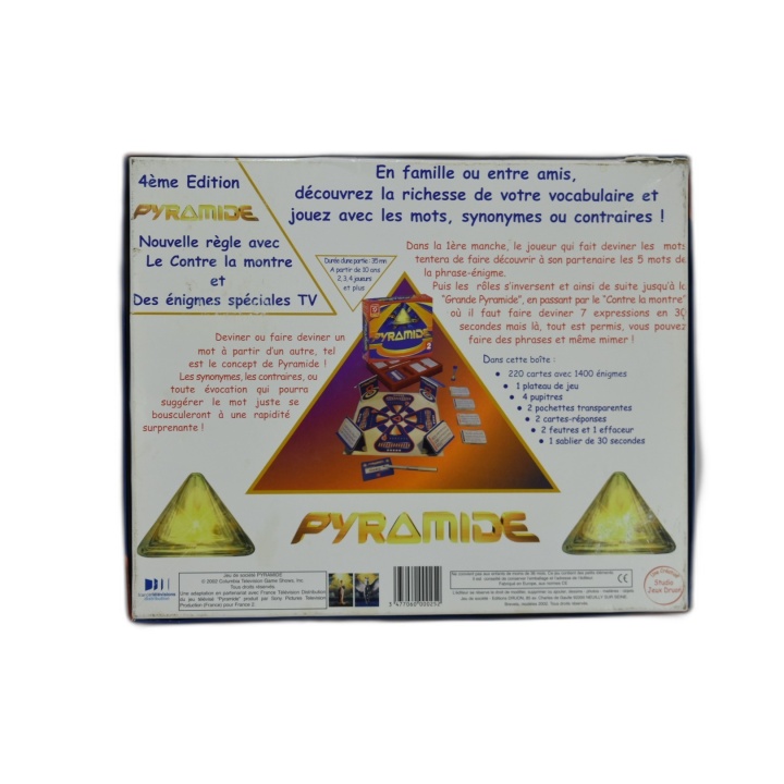 Pyramide - Druon Jeux - Jeu de société Quiz France 2 - 4ème Éd. - 2-4