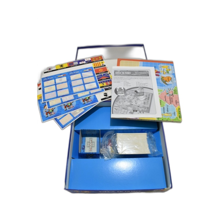 Voyage en France - Educa - Jeu Quiz Famille 2-4 Joueurs - 8 ans - +160