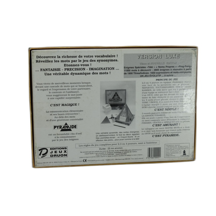 Pyramide - Editions Jeux Druon - Jeu TV France 2 Luxe - 2-4 Joueurs Fa