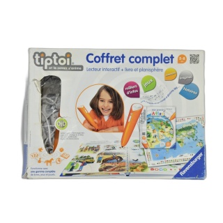 Tiptoi Coffret Complet Ravensburger - Lecteur Interactif + Atlas + Pla