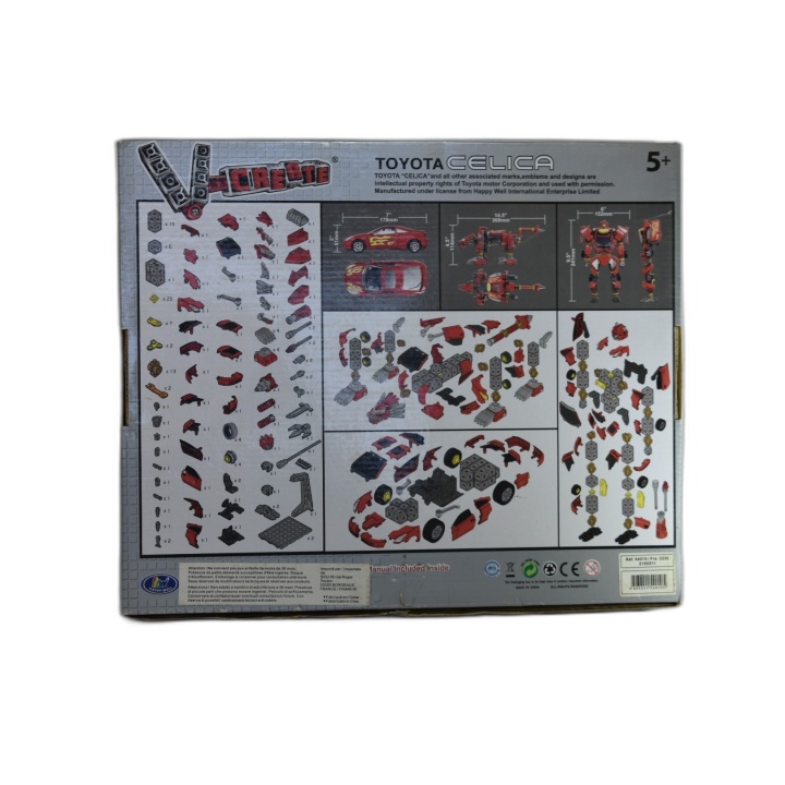 V-Create Toyota Celica - Kit Construction 3-en-1 Robot Voiture - Happy