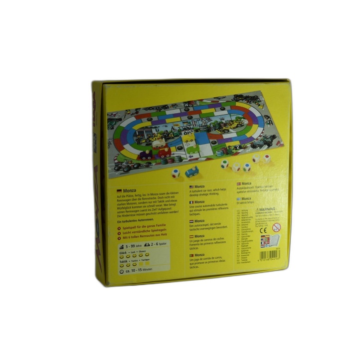 Monza HABA - Jeu de Course Couleurs Enfants 2-6 Joueurs - Dès 5 ans - 