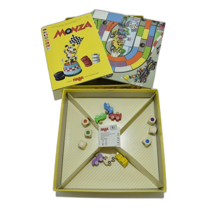 Monza HABA - Jeu de Course Couleurs Enfants 2-6 Joueurs - Dès 5 ans - 
