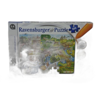 Ravensburger Tiptoi Puzzle 100 pièces Château Fort Princesse - 5-8 ans