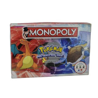 Monopoly Pokémon Édition Kanto - Hasbro - Jeu Famille 2-6 Joueurs - 8 
