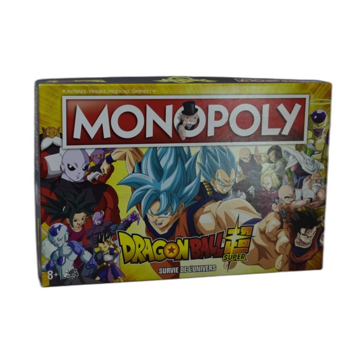 Monopoly Dragon Ball Super Survie de l'Univers - Jeu Société 2-6 Joueu