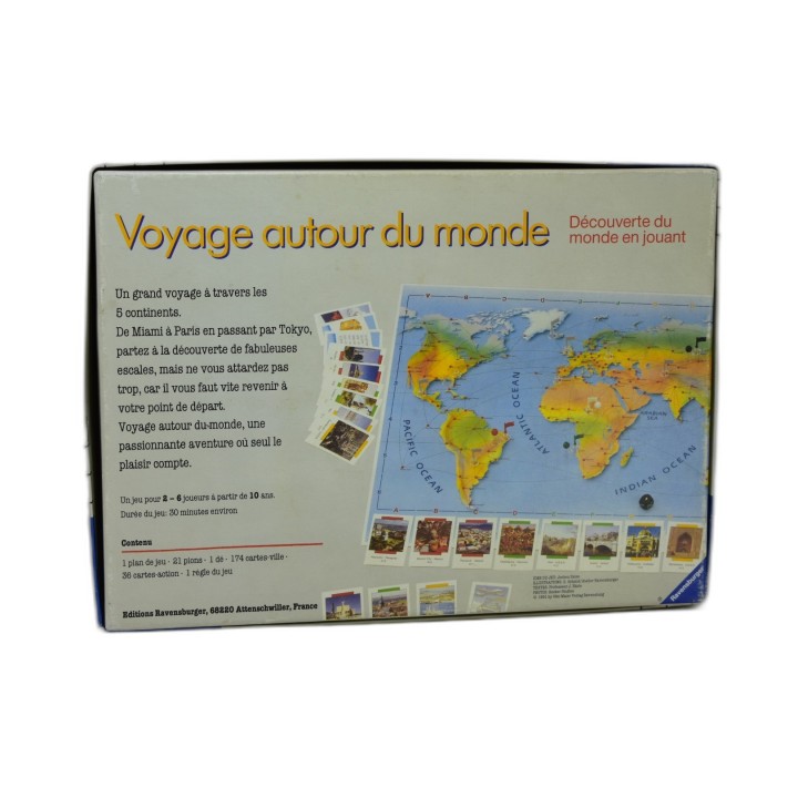Voyage Autour du Monde - Ravensburger - Jeu Géographie Famille - Dès 1