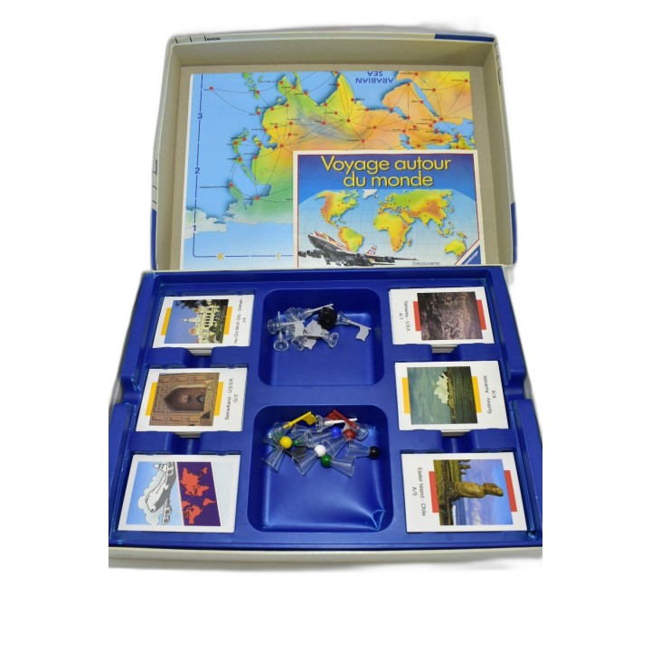 Voyage Autour du Monde - Ravensburger - Jeu Géographie Famille - Dès 1