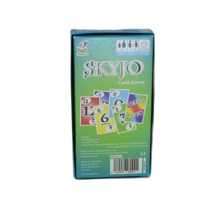 Skyjo - Magilano - Jeu de Cartes 2-8 Joueurs - Dès 8 ans - 30 min - Oc