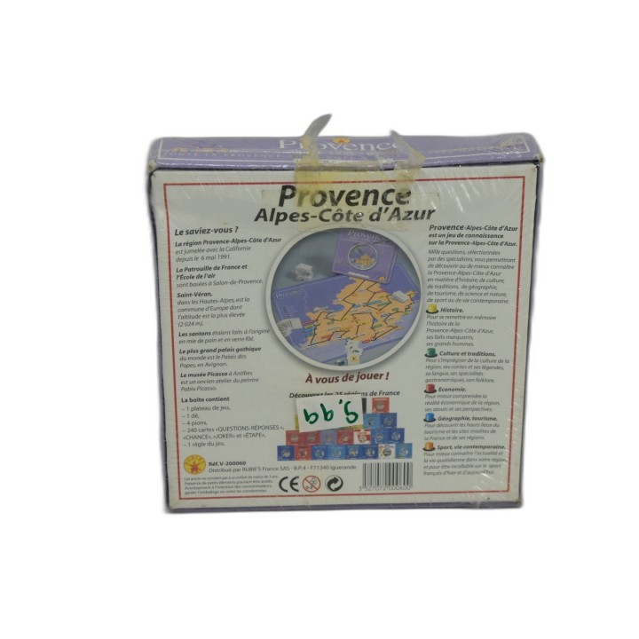 Provence Alpes-Côte-d'Azur - Jeu Quiz 1000 Questions - Jeu de Société 