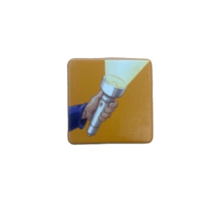 Tuile lampe torche — Le Trésor des Mayas HABA — ArcadiAgora