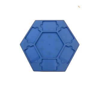Plateau hexagonal bleu — Le Petit Bac - MB Jeux — ArcadiAgora