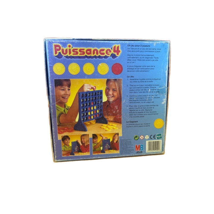 Puissance 4 - MB Jeux - Jeu de strategie 6 ans 2 joueurs - Comple
