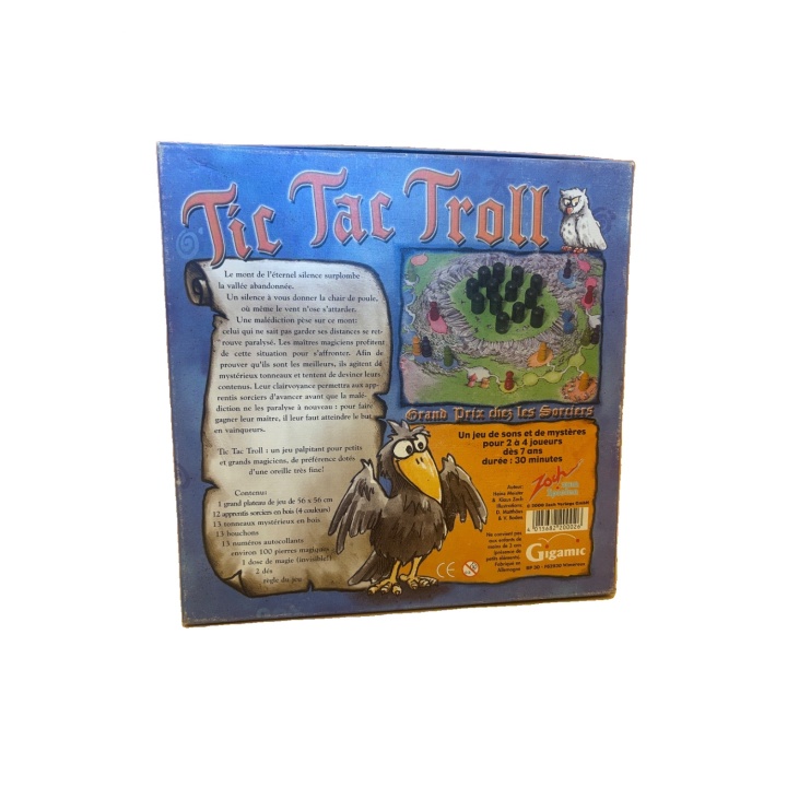 Tic Tac Troll - Gigamic - Jeu mysteres 7 ans 2-4 joueurs - Comple