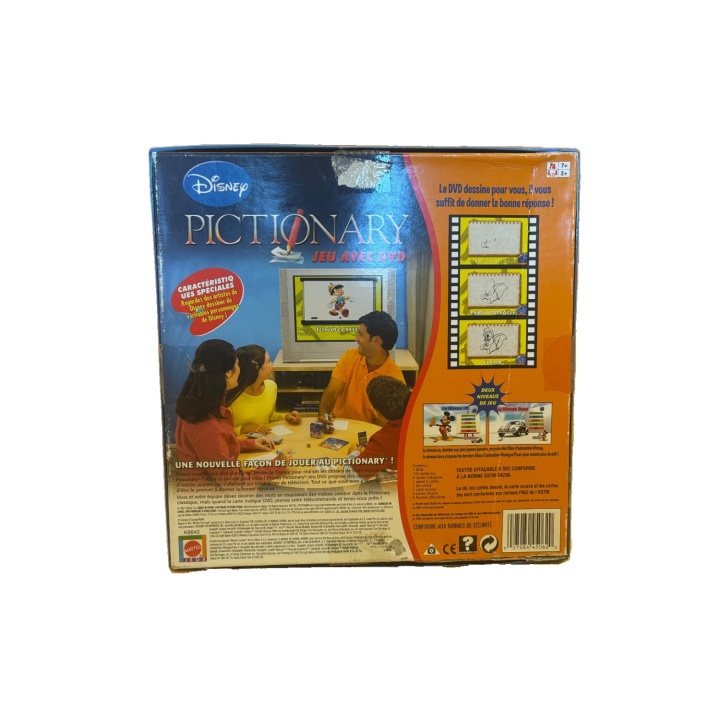 Pictionary Disney - Mattel - Jeu dessin famille 8 ans 2-8 joueurs