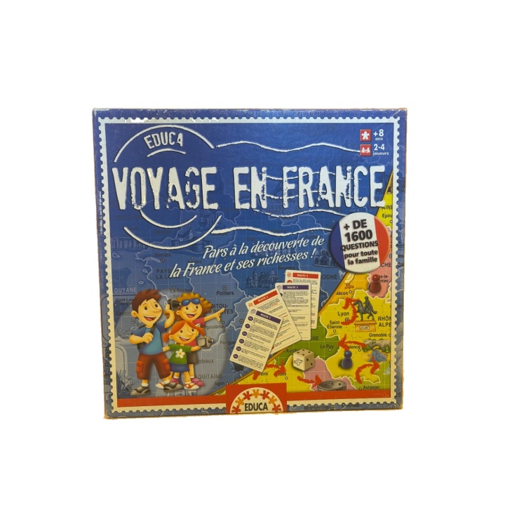 Voyage en France - Educa - Jeu educatif 8 ans 2-4 joueurs - Compl