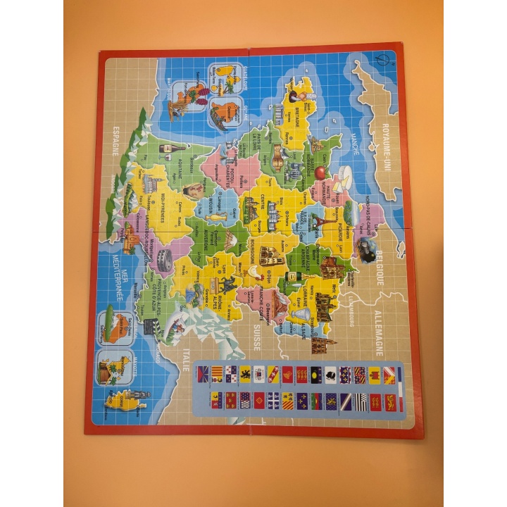 Voyage en France - Educa - Jeu educatif 8 ans 2-4 joueurs - Compl