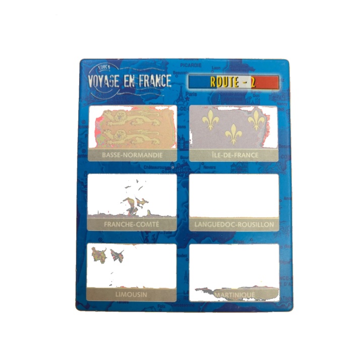 Carte Route 2 — Voyage en France - Educa - Jeu éducatif — ArcadiA