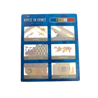 Planche Route 5 — Voyage en France - Educa - Jeu educatif 8 ans 2