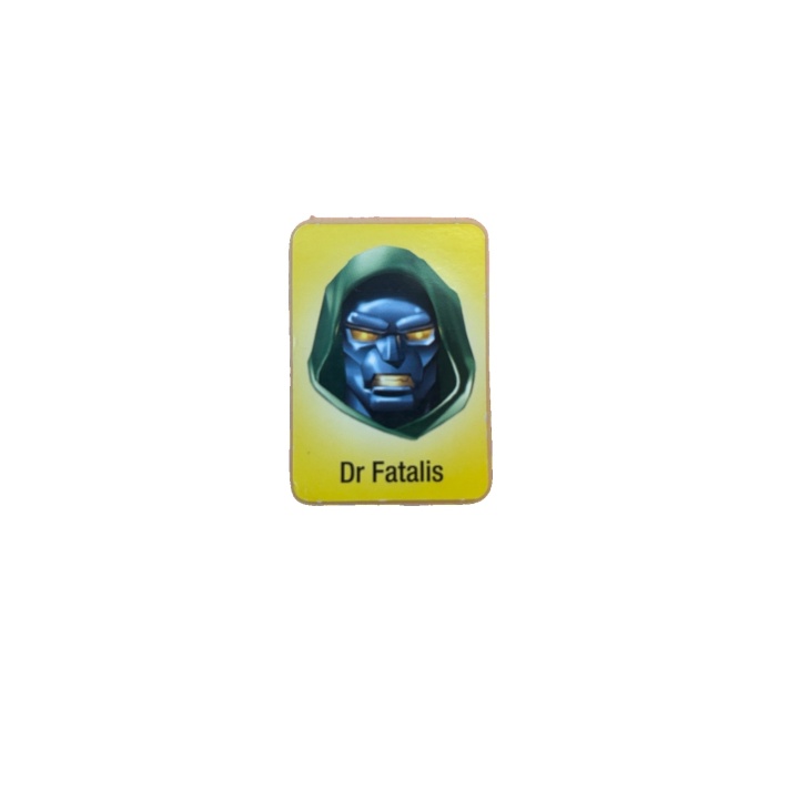 Carte Dr Fatalis — Qui Est-Ce Marvel Heroes MB Jeux — ArcadiAgora