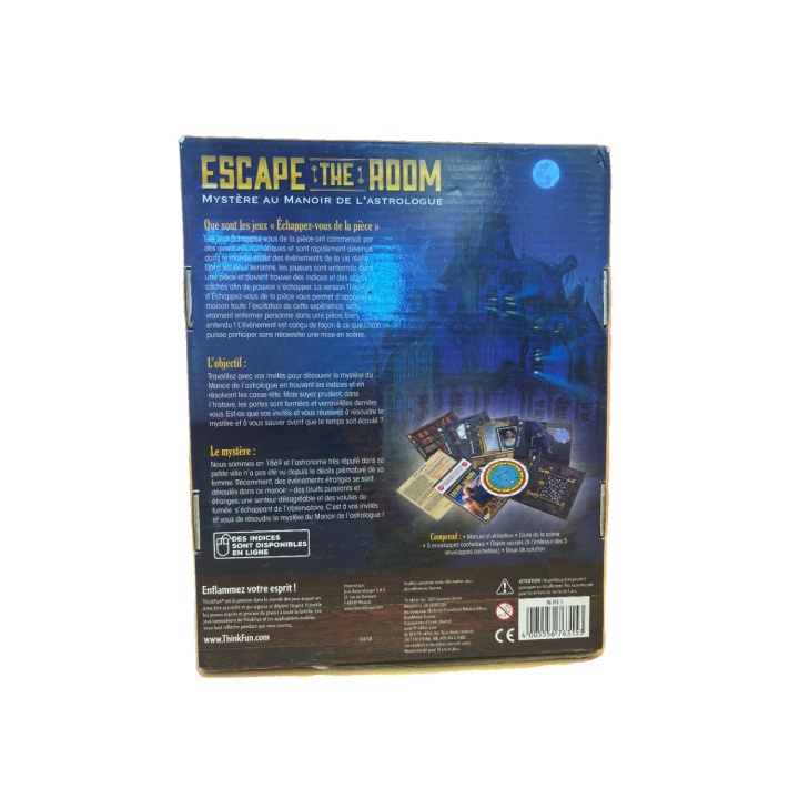 Escape the Room Mystere au Manoir de l'Astrologue - ThinkFun -