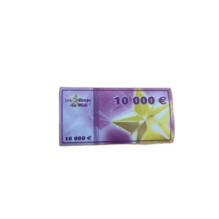 Billet 10 000€ Les 12 Coups de Midi TF1 Games - Pièce détachée