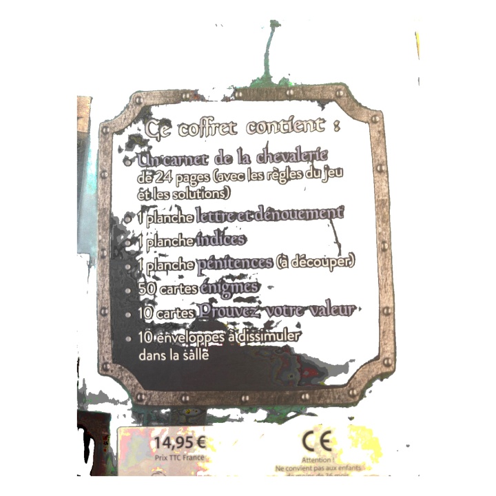 Les Chevaliers de la Table Ronde - Larousse - Escape game