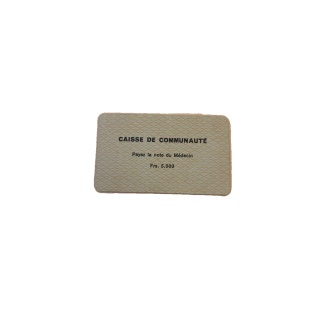 Carte Caisse de Communauté Monopoly MIRO Company - Pièce détachée