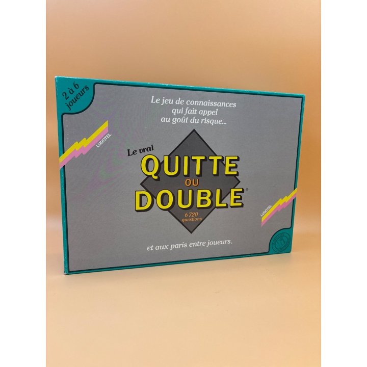 Le Vrai Quitte ou Double - Ludotel - Jeu de quizz 12 ans 2-6