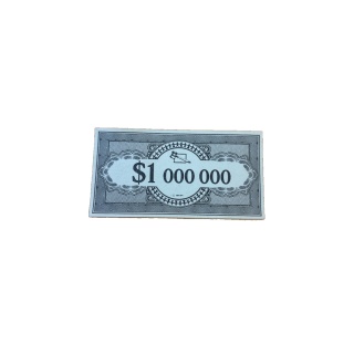 Billet 1M$ - La Vente aux Enchères Parker - Pièce détachée
