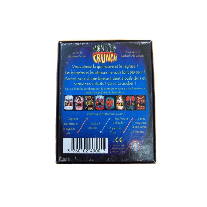 Monster Crunch - Atomic Mix - Jeu cartes rapidité 7 ans 2-6