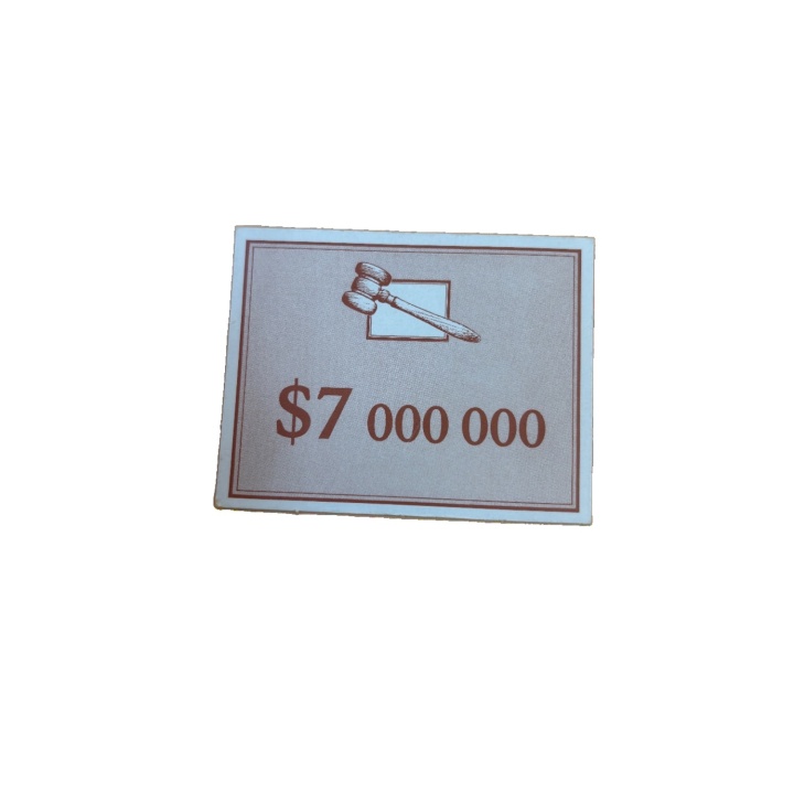 Carte argent $7M - La Vente aux Enchères Parker - Pièce détachée