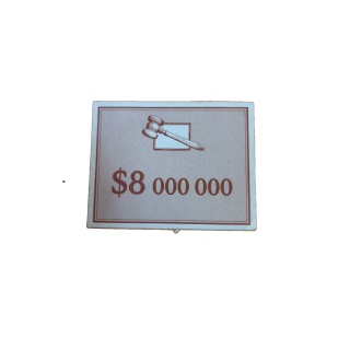 Carte enchère $8M La Vente aux Enchères Parker occasion