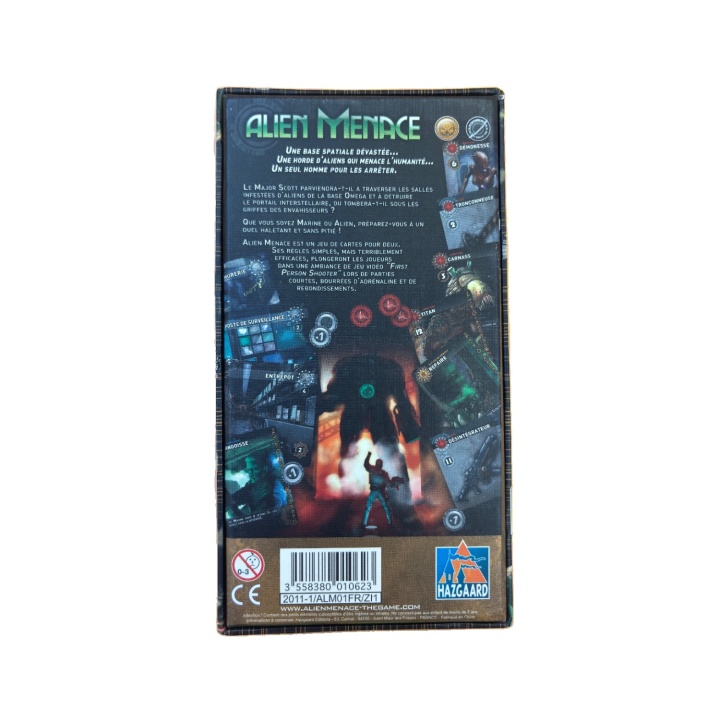 Alien Menace - Hazgaard - Jeu de cartes 10 ans 2 joueurs -