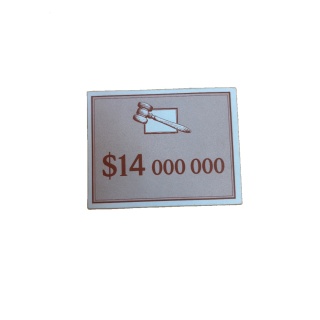 Carte prix $14M - La Vente aux Enchères Parker - Pièce détachée